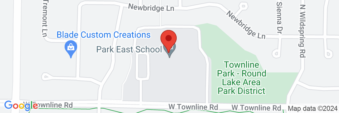 Map of Park Campus, 400 W. Townline Road, Round Lake, IL 60073